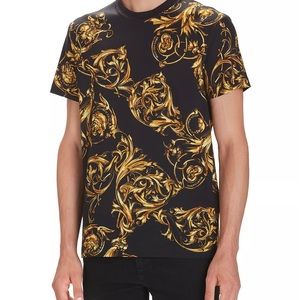 Versace Jeans Couture Garland Baroque Print T-Shirt